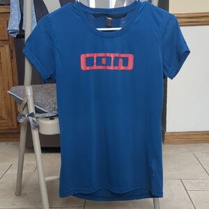 ION Bikes dry release women's jersey, XS fit (labeled size S) Slate Blue color